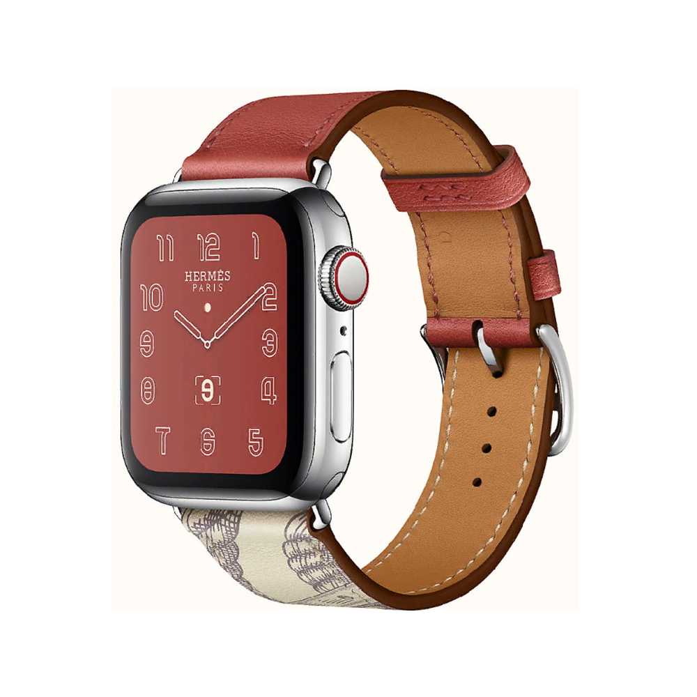 VPG Rhea Series Real Leather IWatch Strap 38/40/41mm Brique - Image 3