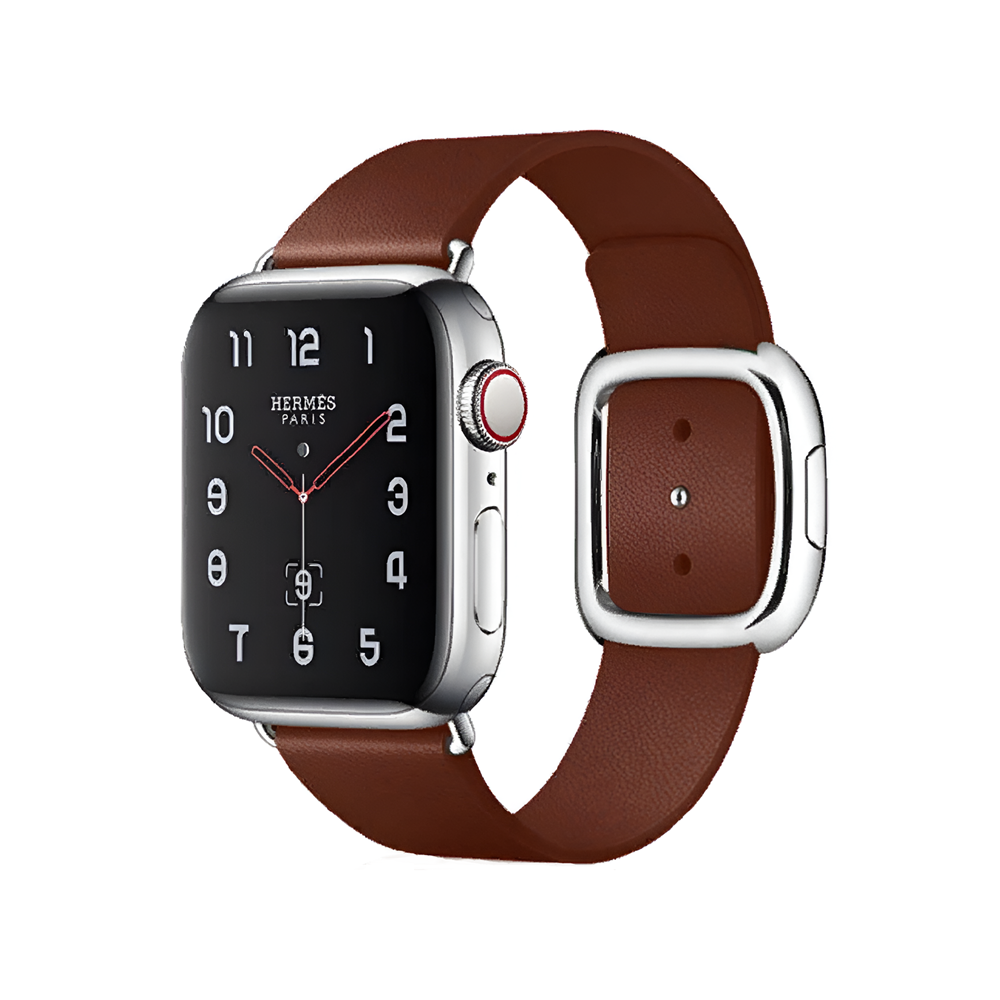 VPG Tethys Series Real Leather iWatch Strap 38/40/41mm Brown - Image 2