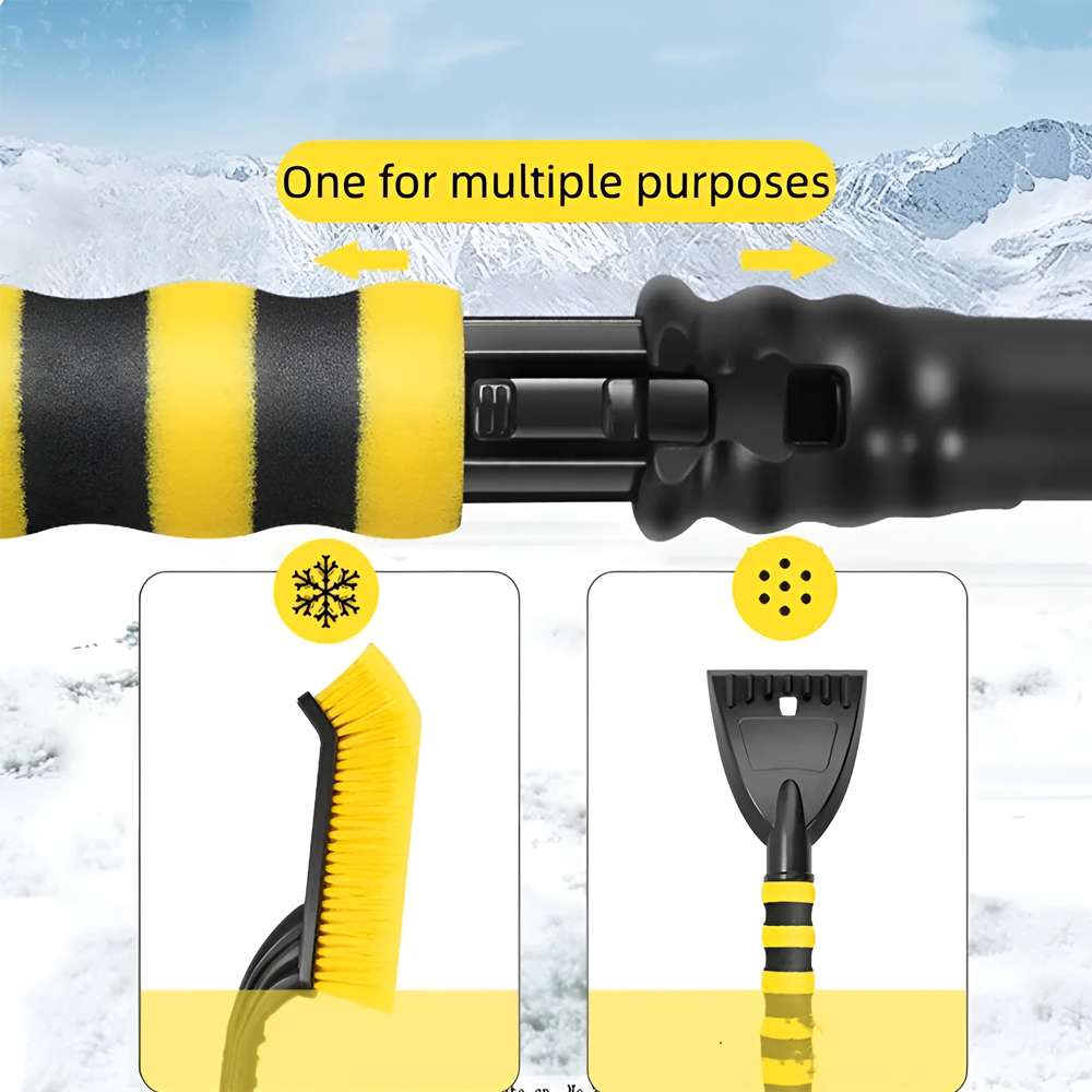 Winter Auto Cleaning Brush Detachable Ice Scraper Remover - Image 2