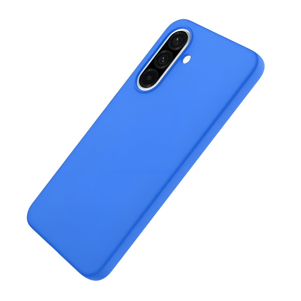 WOO Case Liquid Silicone Samsung A57 5G, Blue - Image 3