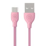 WK Design Cable USB to Micro USB Ultra Speed 1m, Pink