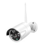 CCTV Camera System 4CH WiFi NVR Kit Wireless 2MP 1080P, White