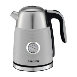 BROCK Electric Kettle WK 9805 GY, 1.7L, 1850-2200W, Grey