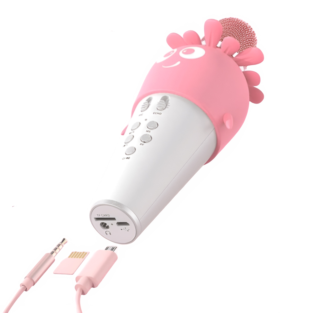 WOO Wireless Karaoke Microphone K5, 5W, Pink - Image 2
