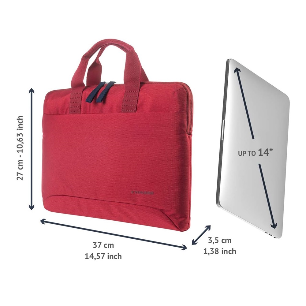 Tucano Bag Work Out 3 Super Slim 15.6", Red - Image 2