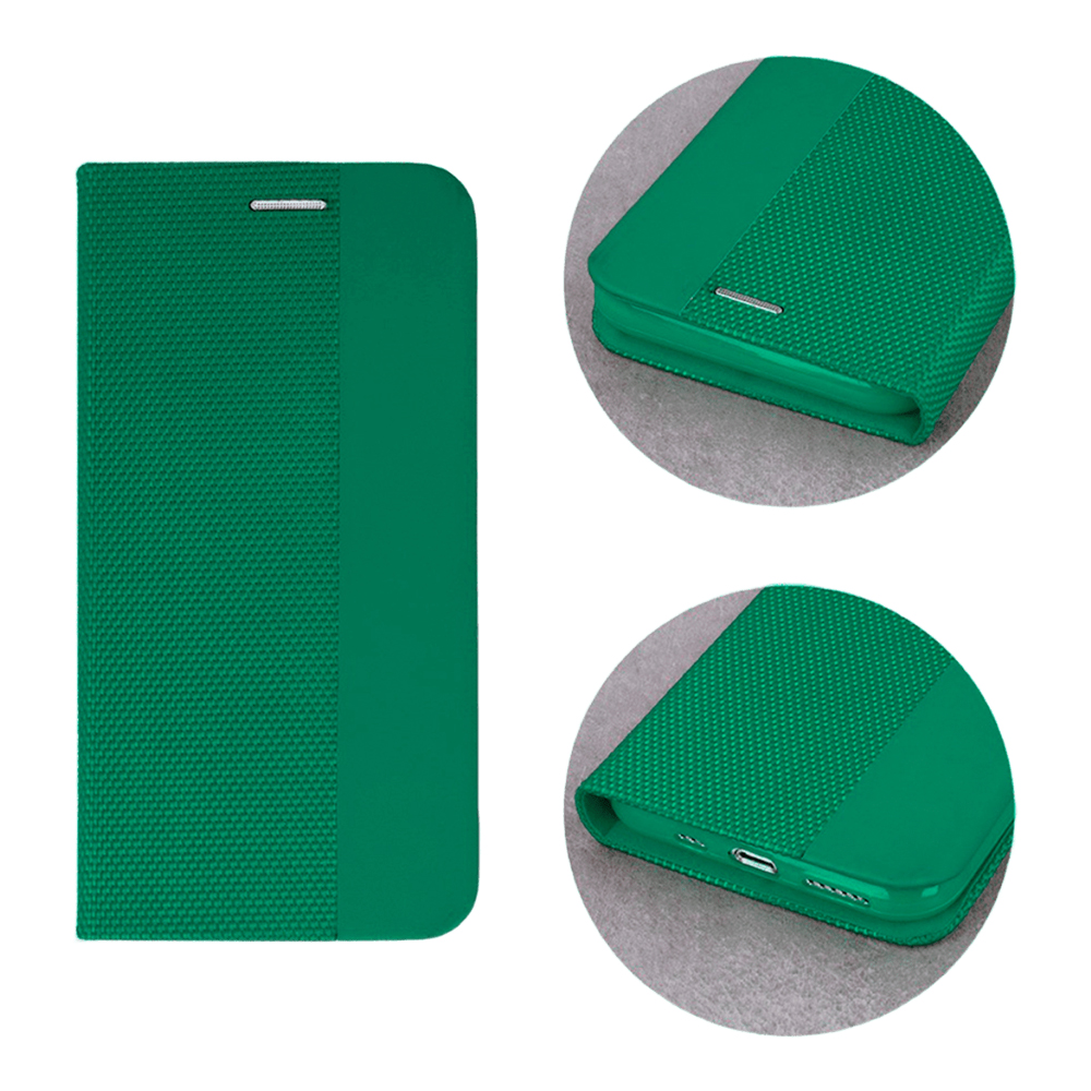 WOO Case Shell Flip Nylon Oppo Reno 12F/12FS 4G, Green - Image 2