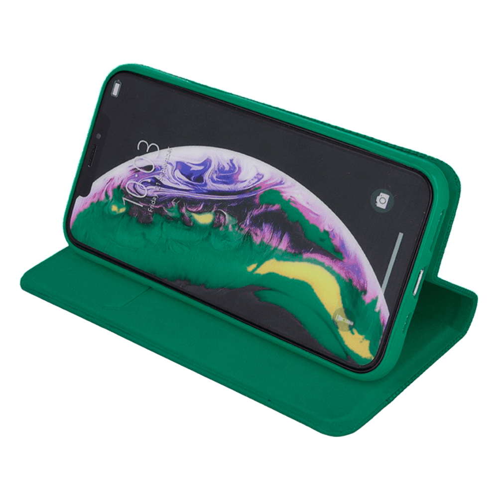 WOO Case Shell Flip Nylon Oppo Reno 12F/12FS 4G, Green - Image 3