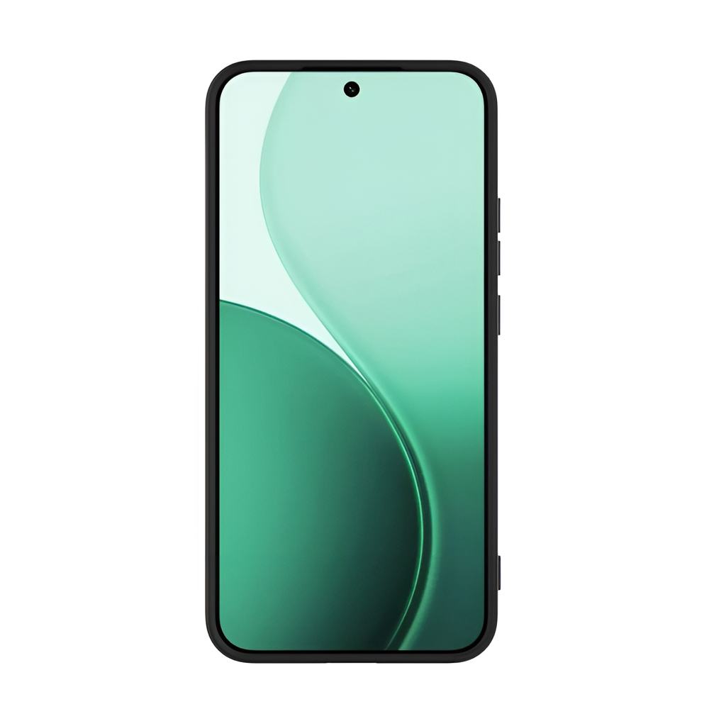 WOO Case Liquid Silicone Oppo Reno 14F/FS, Black - Image 2
