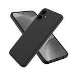 WOO Case Liquid Silicone Samsung A06, Black