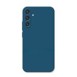 WOO Case Liquid Silicone Samsung S24FE, Blue