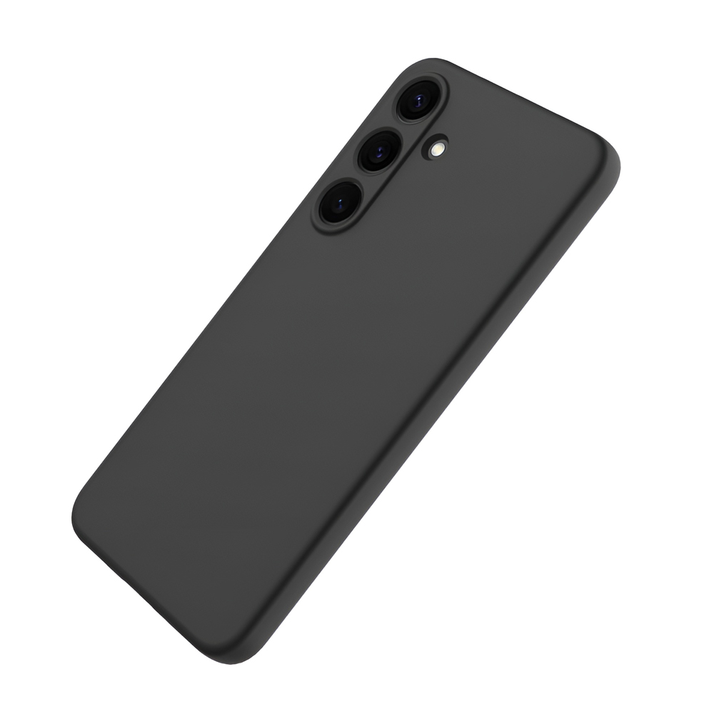 WOO Case Liquid Silicone Samsung S25FE, Black - Image 3