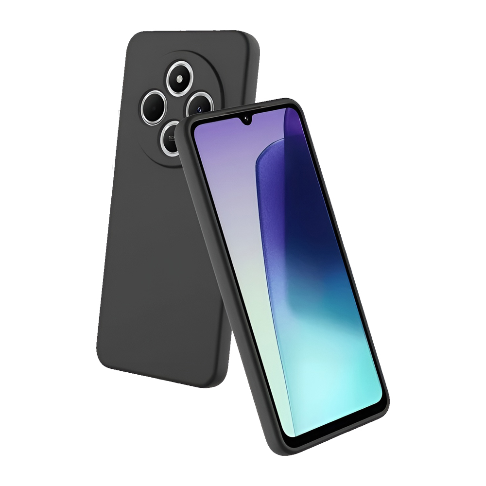 WOO Case Liquid Silicone Redmi 14C, Black - Image 3
