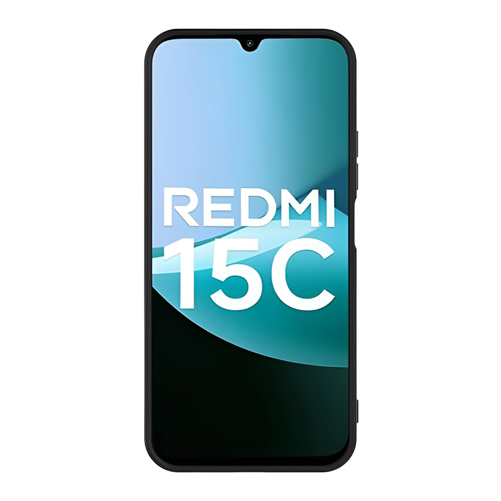 WOO Case Liquid Silicone Redmi 15C (173mm), Black - Image 2