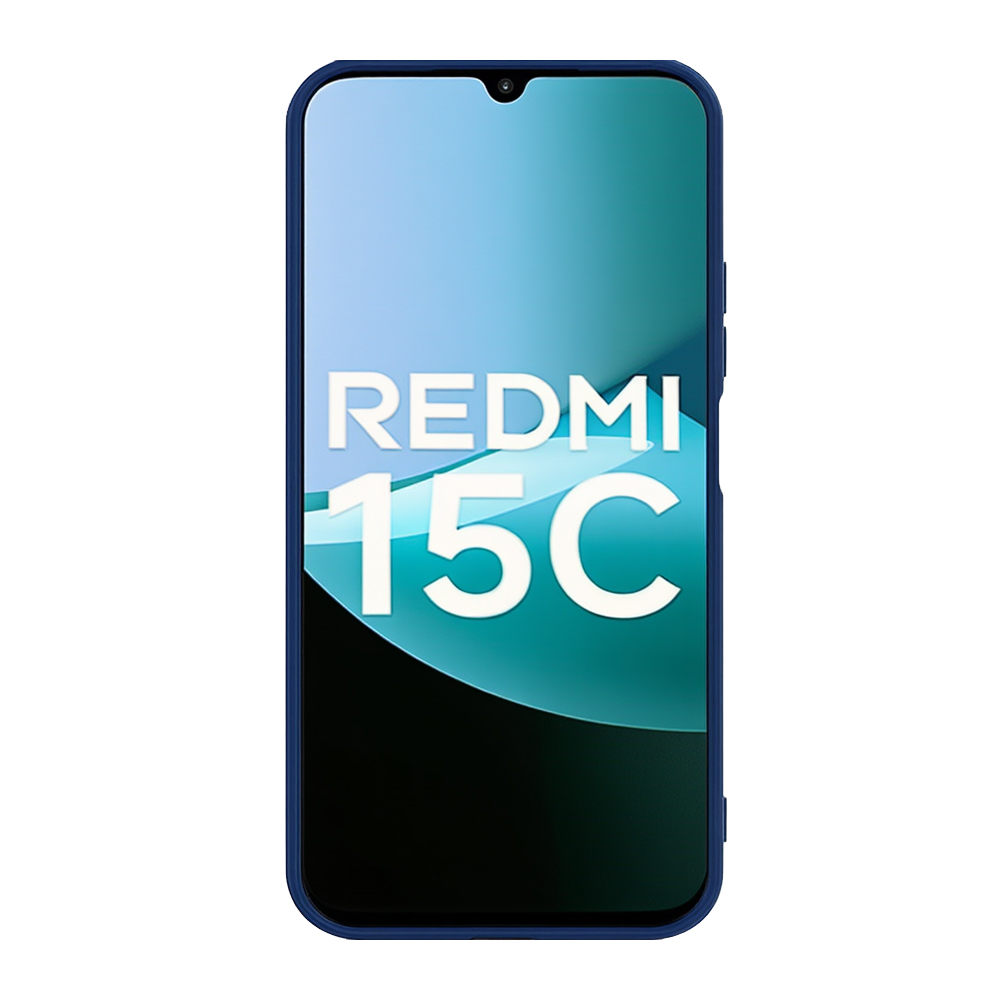 WOO Case Liquid Silicone Redmi 15C (173mm), Blue - Image 2