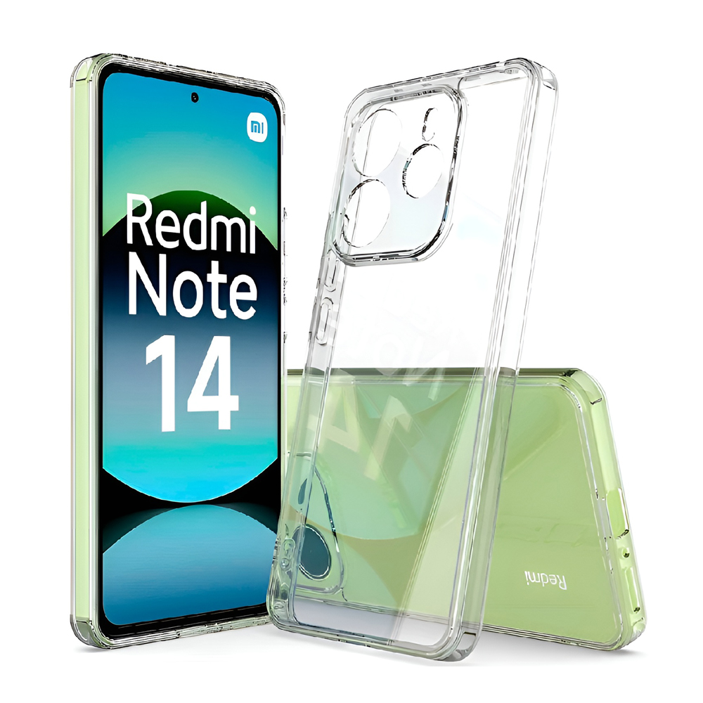 WOO Case TPU Soft Xiaomi Redmi Note 14 4G, Clear 164,84 x 78,15 x 8,16 mm - Image 3