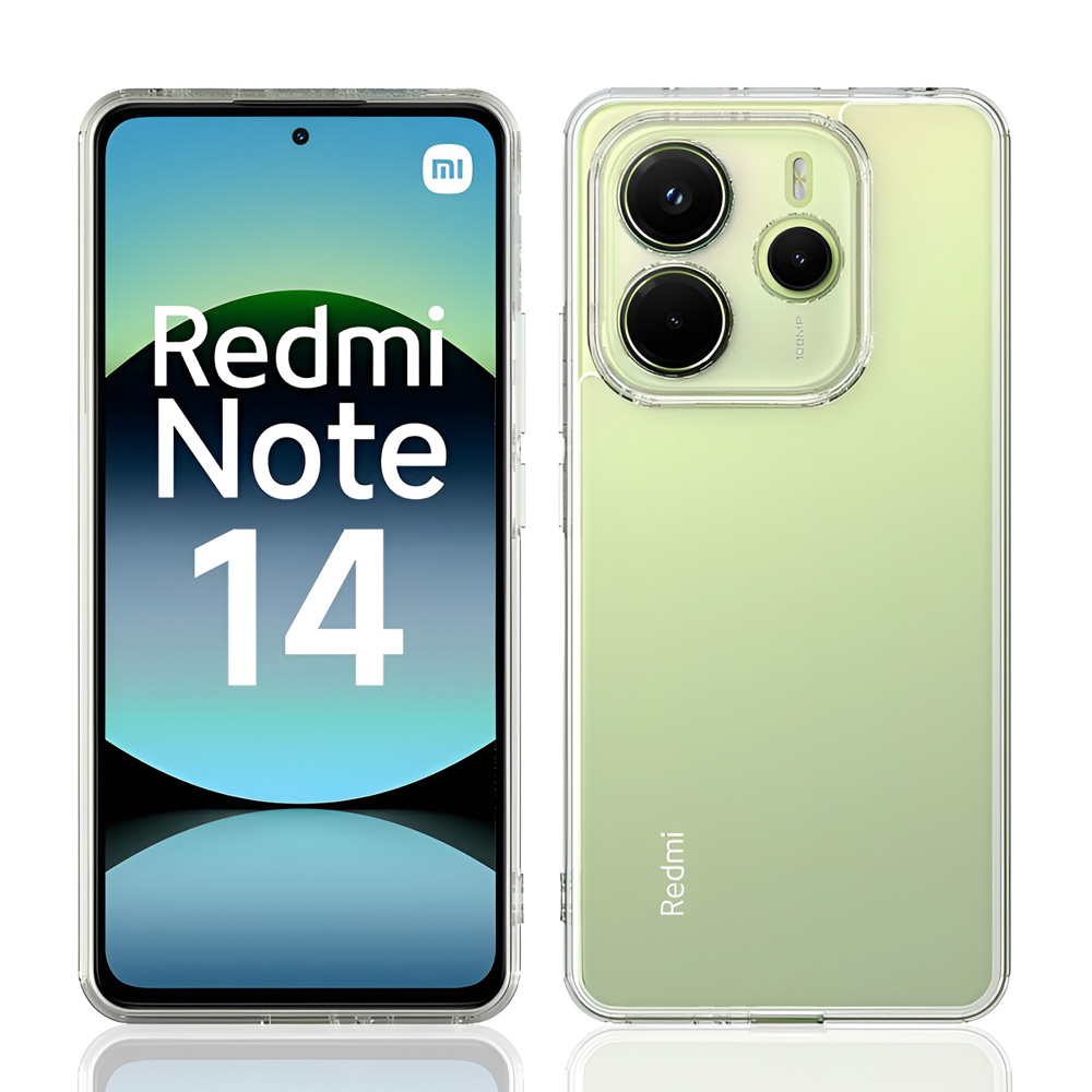 WOO Case TPU Soft Xiaomi Redmi Note 14 Pro 4G, Clear - Image 2