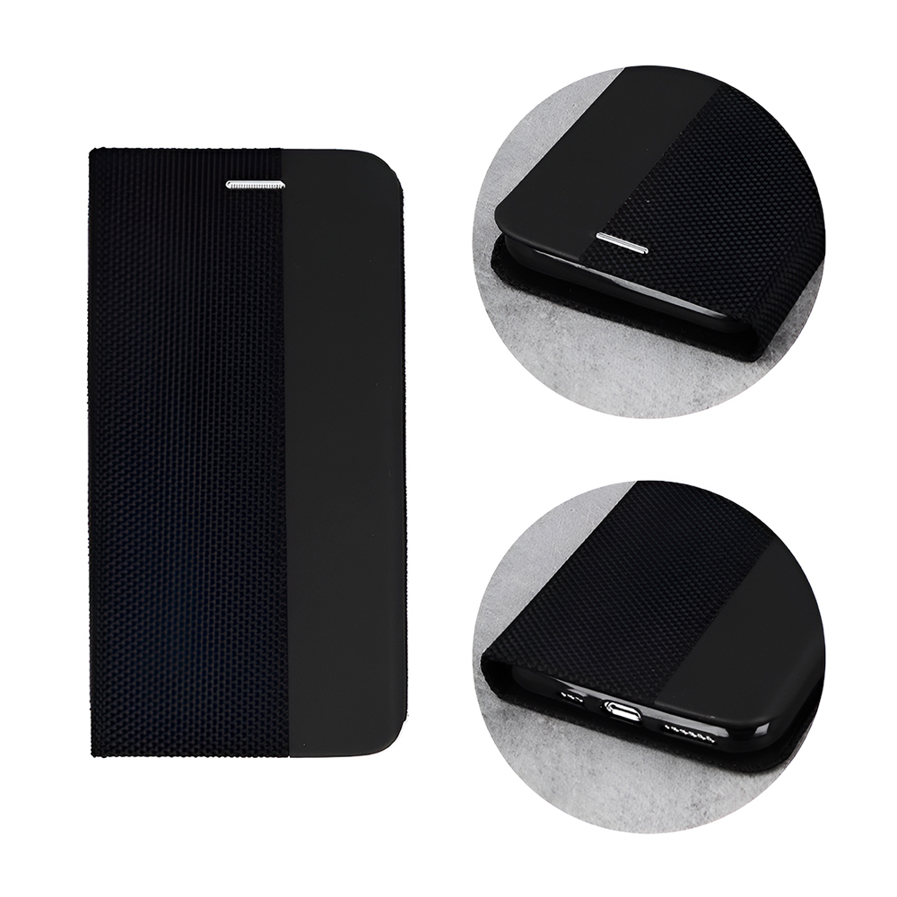 WOO Case Shell Flip Nylon Samsung A16 4G, Black - Image 2