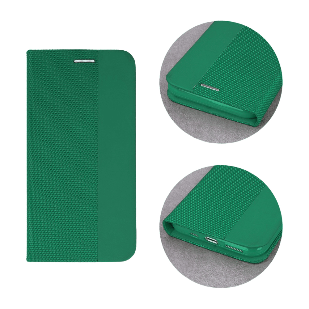 WOO Case Shell Flip Nylon Xiaomi Redmi Note 14 5G, Green - Image 2