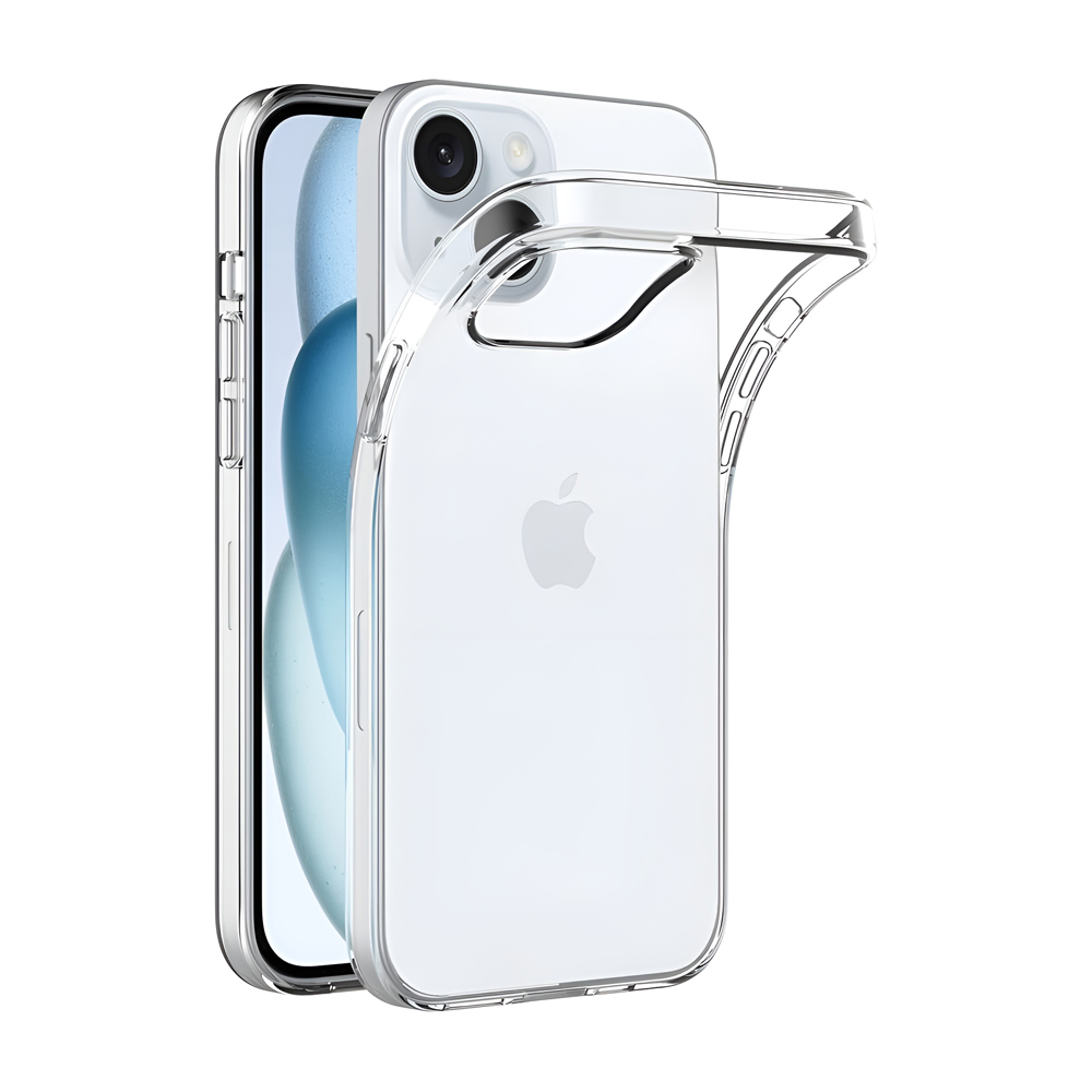 WOO Case Soft TPU iPhone 15, Clear - Image 2