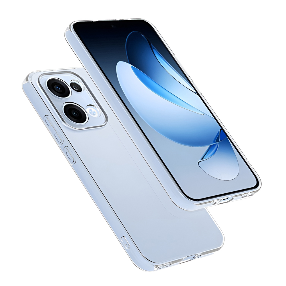 WOO Case Soft TPU Oppo Reno 13 5G, Clear - Image 2