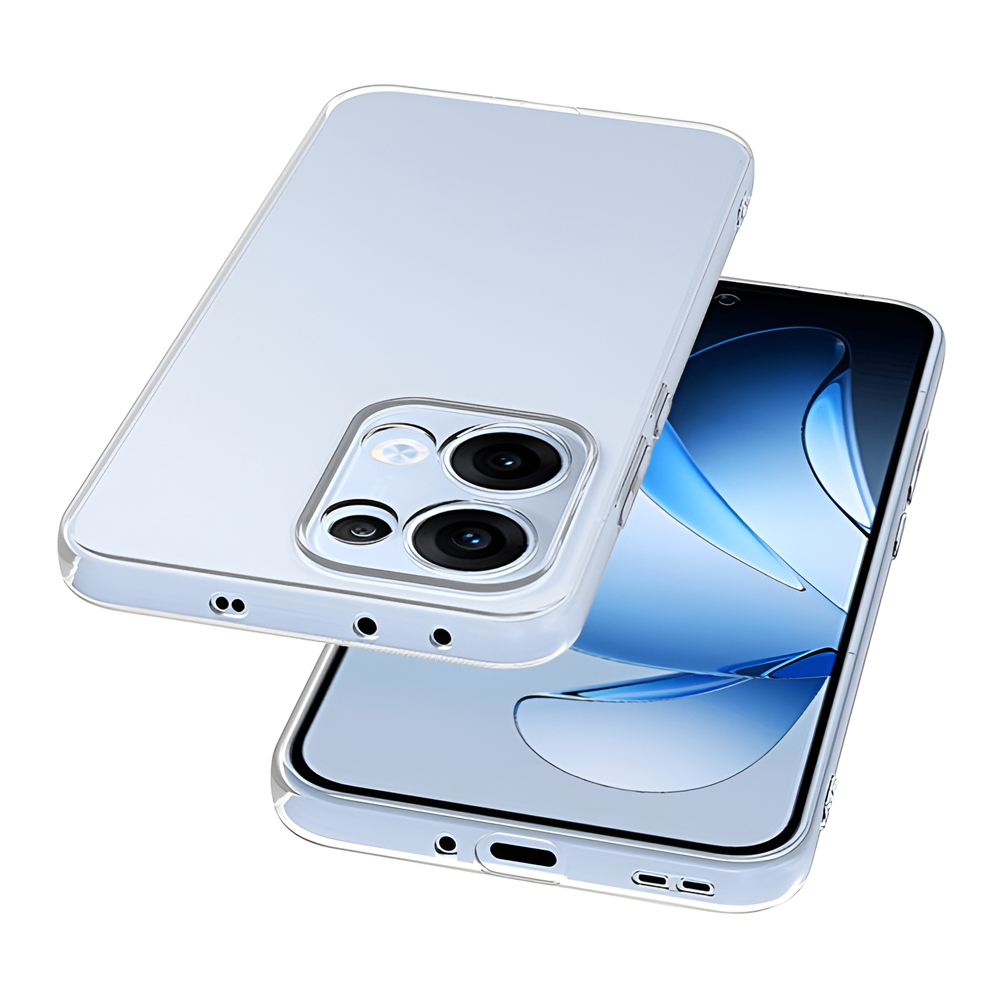 WOO Case Soft TPU Oppo Reno 13 5G, Clear - Image 3