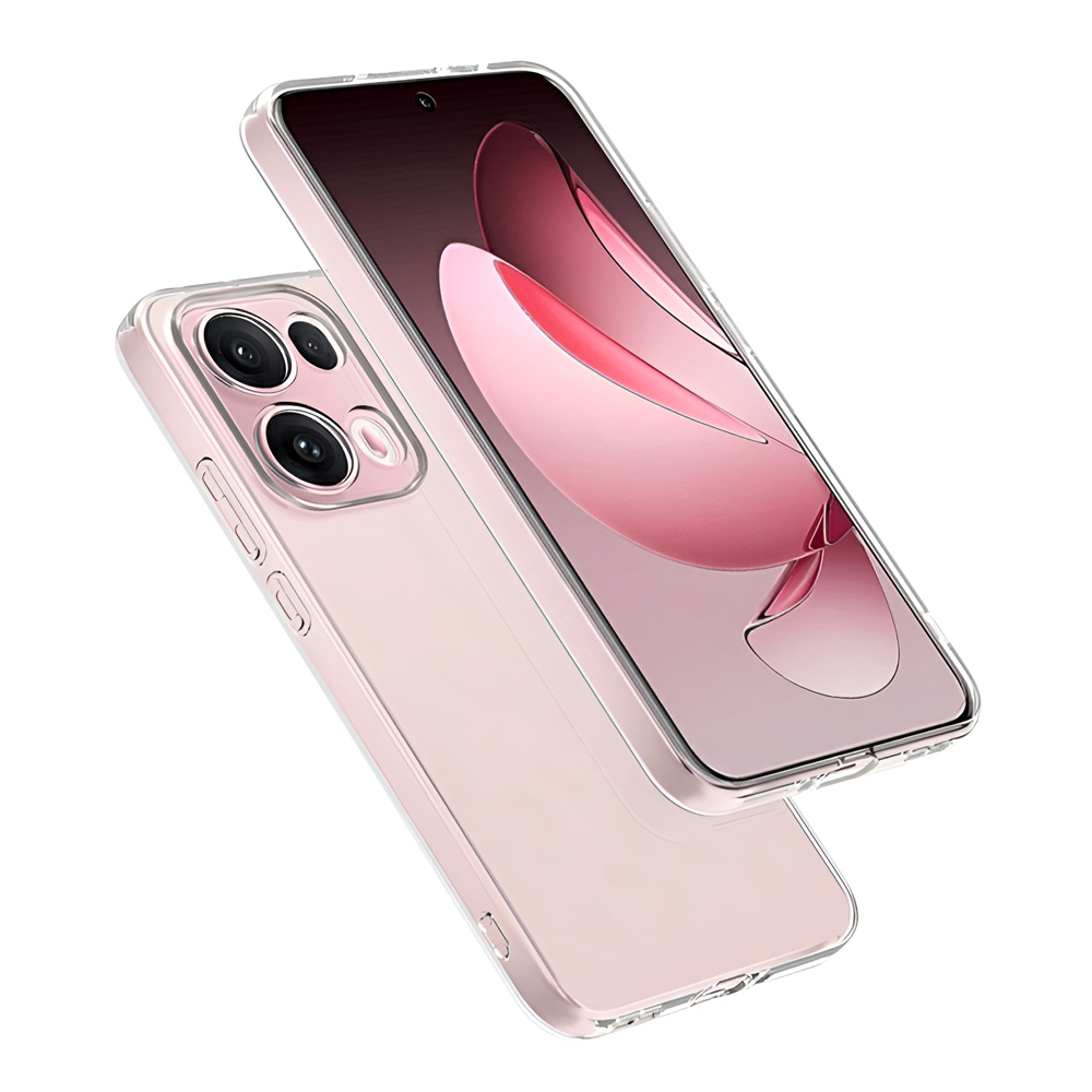 WOO Case Soft TPU Oppo Reno 13 Pro 5G, Clear - Image 2