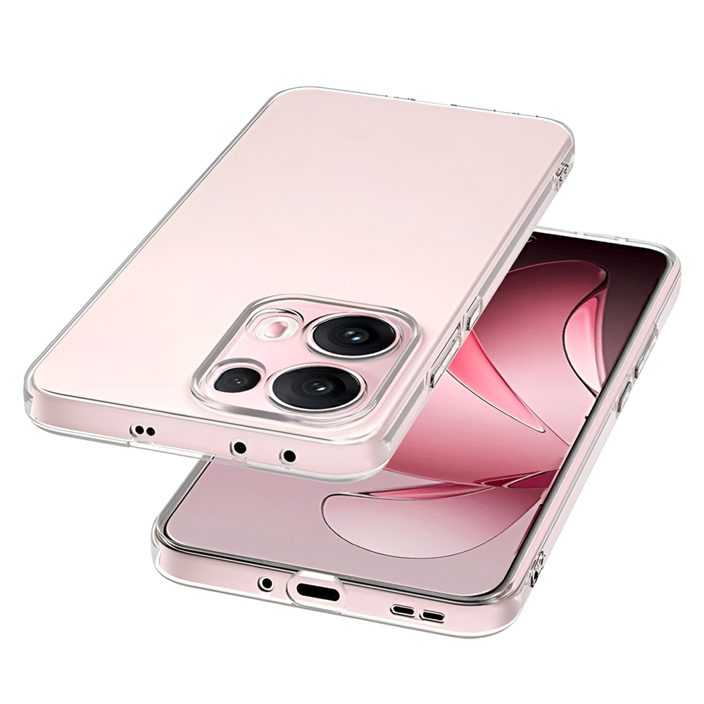 WOO Case Soft TPU Oppo Reno 13 Pro 5G, Clear - Image 3