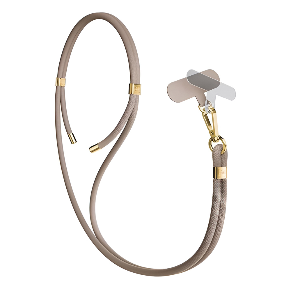 WOO Lanyard Long Strap, Beige - Image 3