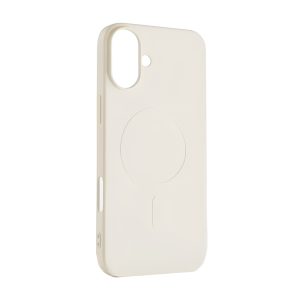 WOO Case Liquid Silicone Magsafe Iphone 16, Beige