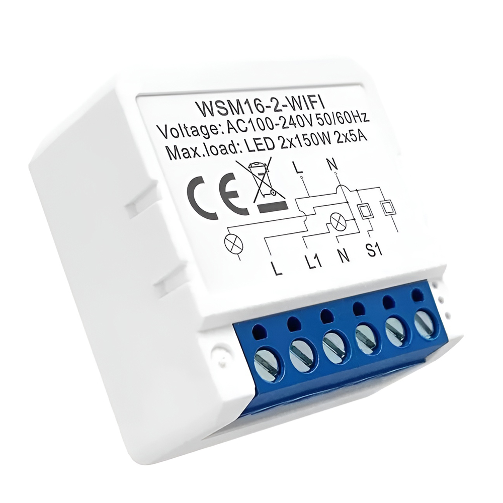 Avatto Smart Light Switch 2 Gang 250W 10A Wi-Fi (Neutral Wire) - Image 2