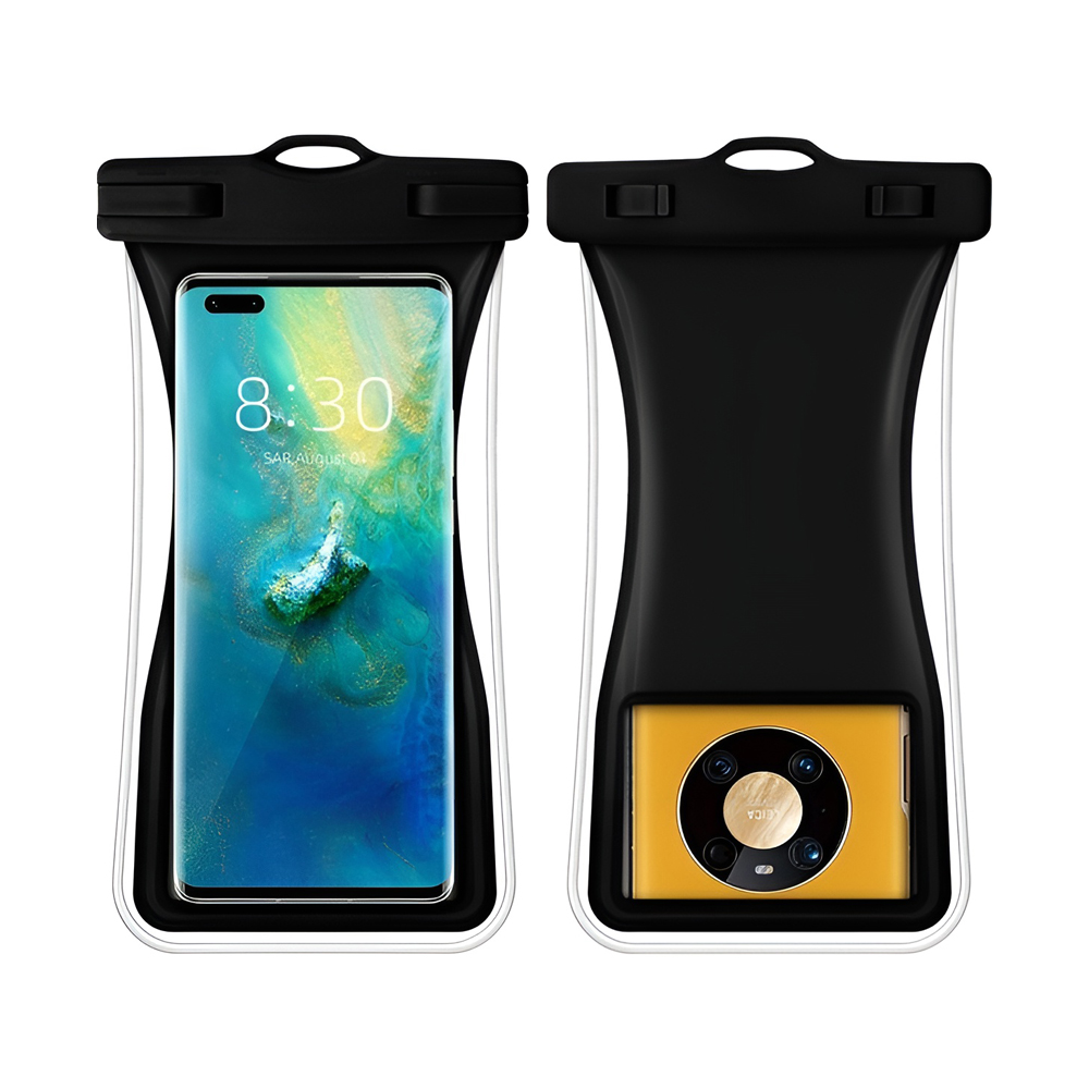 Waterproof Bag up to 7.2", Black. - Image 2