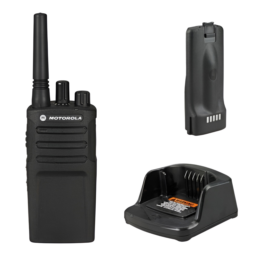 Motorola Walkie-Talkie TalkAbout XT420, IP55, 8 Channels (16-position channel), 9km, Black - Image 3
