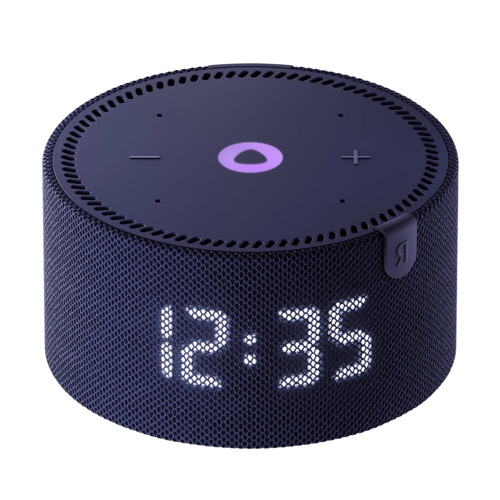 Yandex Station Mini With Clock Bluetooth Speaker YNDX-00020B, Blue