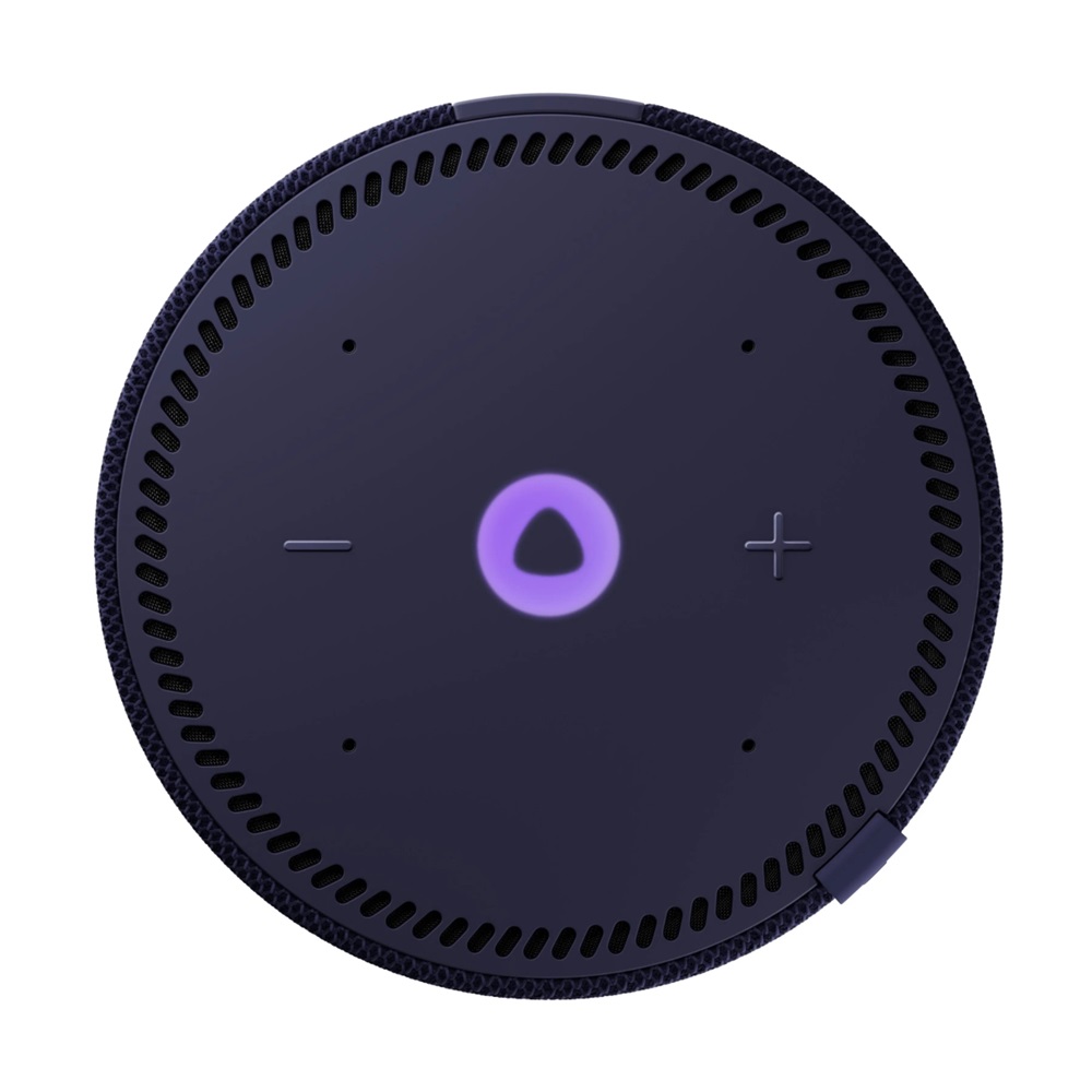 Yandex Station Mini With Clock Bluetooth Speaker YNDX-00020B, Blue - Image 3