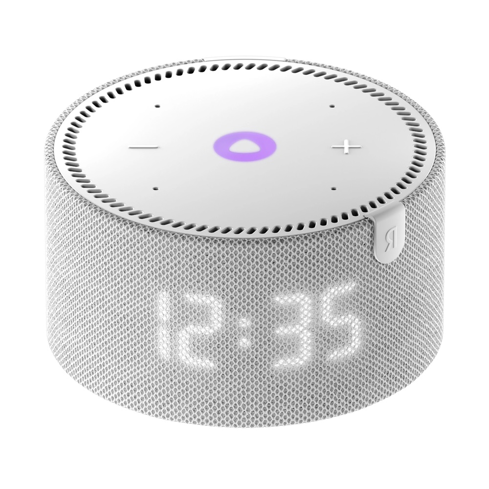 Yandex Station Mini With Clock Bluetooth Speaker YNDX-00020G, Gray - Image 2