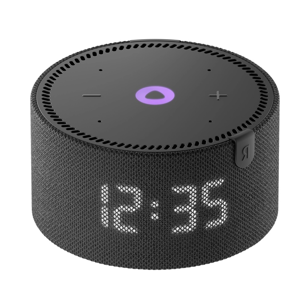 Yandex Station Mini With Clock Bluetooth Speaker YNDX-00020K, Black - Image 3