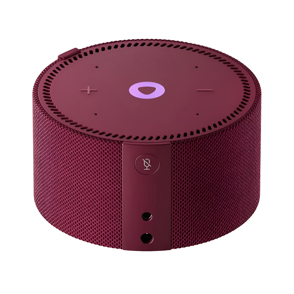Yandex Station Mini With Clock Bluetooth Speaker YNDX-00020R, Red - Image 2