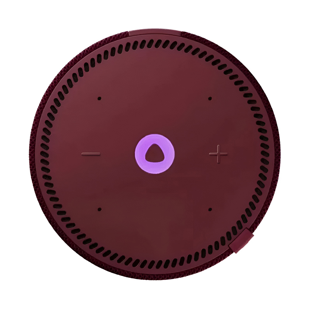 Yandex Station Mini With Clock Bluetooth Speaker YNDX-00020R, Red - Image 3