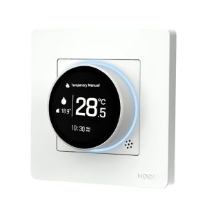 Moes ZigBee Star Ring Smart Thermostat Temperature Controller Electric Floor Heating 16A, White