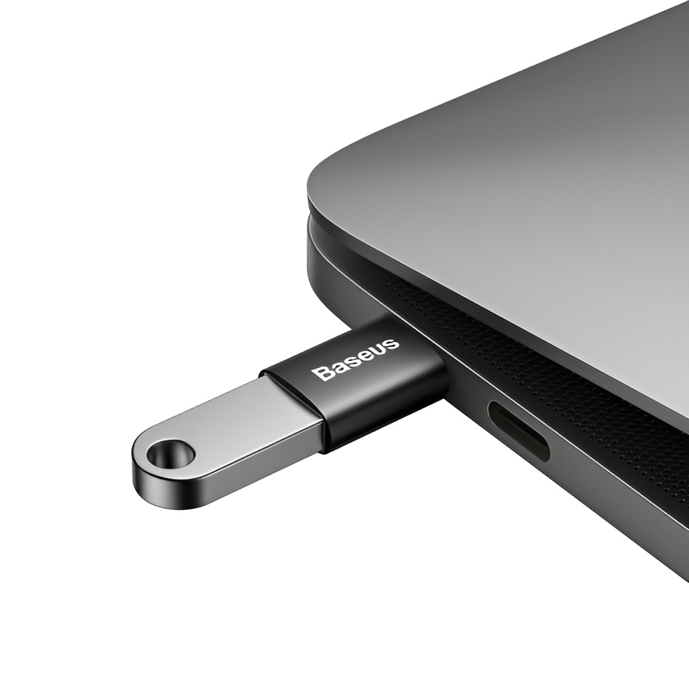 Baseus Adapter OTG USB-A 3.1 to Type-C 3.1 Ingenuity Series, Black - Image 3