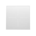 Moes Zigbee Star Feather Smart Push Button Switch 4 Gang (Neutral Wire), White