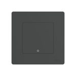 Moes Zigbee Star Ring Smart Push Button Switch 1 Gang (Neutral Optional), Grey