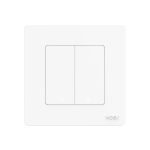 Moes Zigbee Star Ring Smart Push Button Swicth 2 Gang CR2032, White