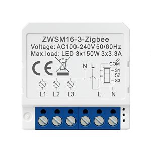 Avatto Smart Light Switch 3 Gang 250W 10A Zigbee (Neutral Wire)